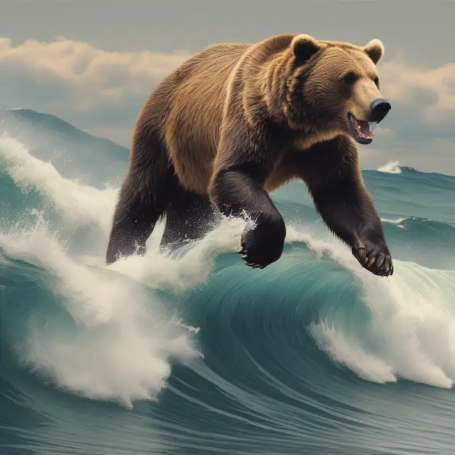 Bull and bear figures representing market dynamics reflecting on economist Robert Shiller