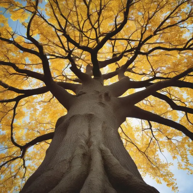 Tree with golden leaves represents naming an irrevocable beneficiary in a life insurance policy