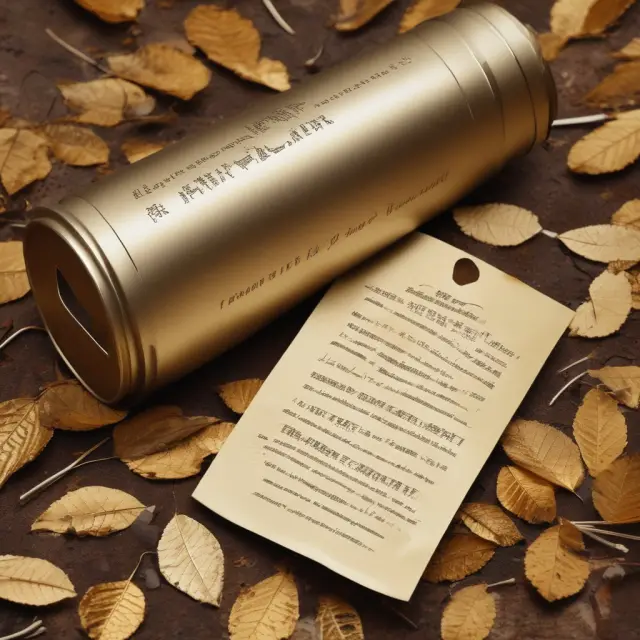 An image of a time capsule opening, with golden leaves representing updated irrevocable beneficiaries floating out