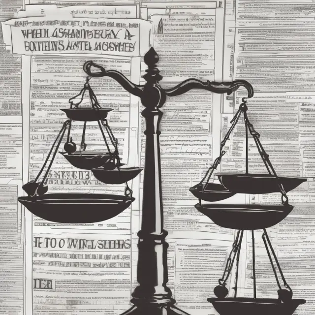 An IRS scale balances income reports with the IRS guidelines to maintain fairness during audits
