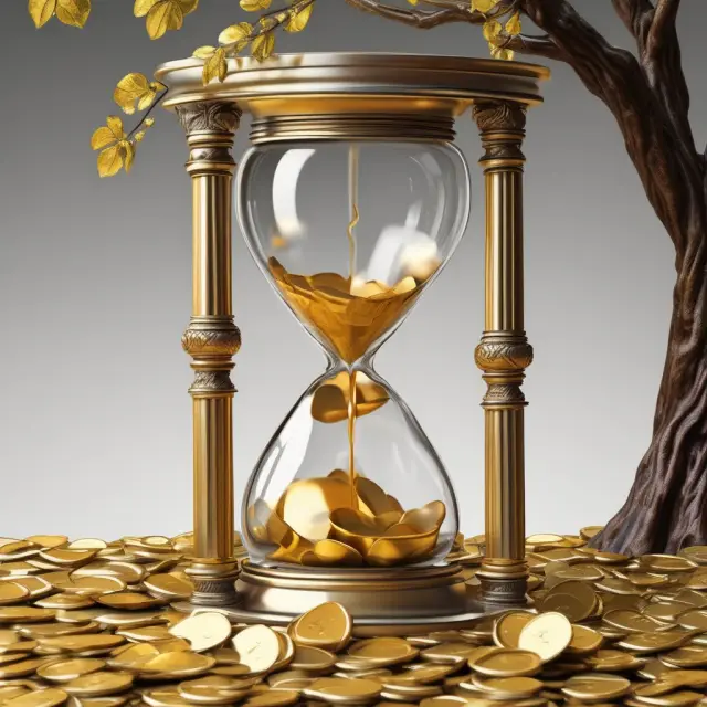 Gold coins symbolize taxable income, and fruit trees represent nontaxable income from IRS Publication 525.