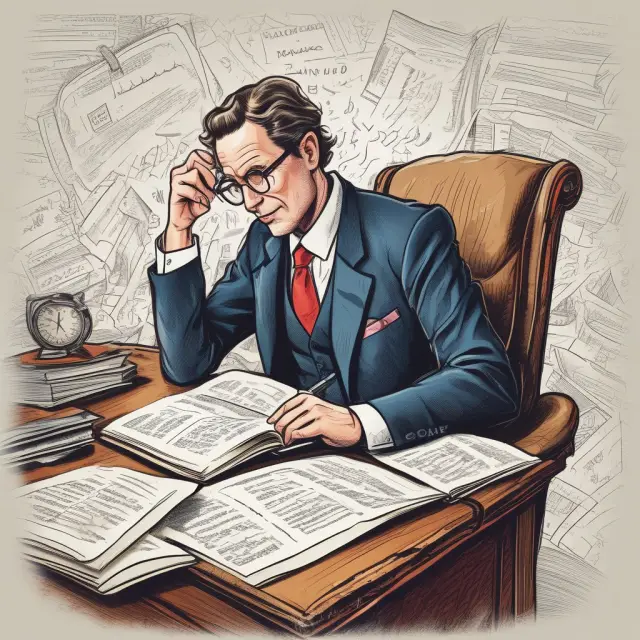 Tax consultant meticulously recording rental expenses, including mortgage interest and real estate taxes.