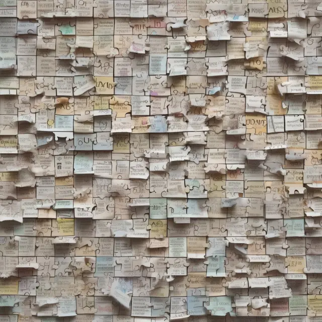 Jigsaw puzzle pieces representing various business expenses coming together to form a complete image, emphasizing the importance of thorough documentation for tax purposes