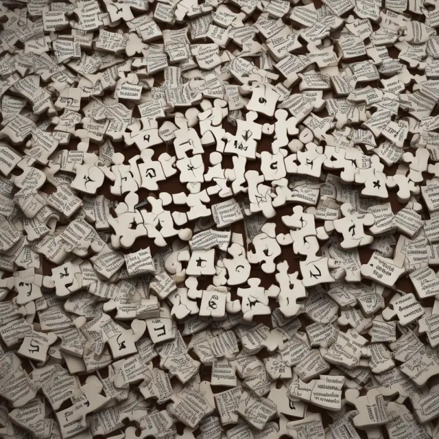 A jigsaw puzzle representing IRS Publication 550, showcasing various investment income types and tax laws as puzzle pieces