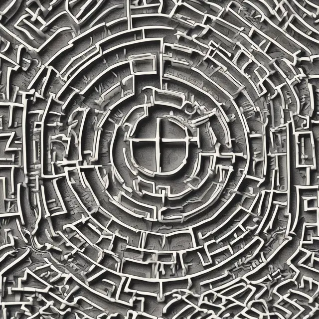 An investor ventures through a complex labyrinth (IRS Publication 550) to uncover deductible investment expenses, including management fees and taxes.