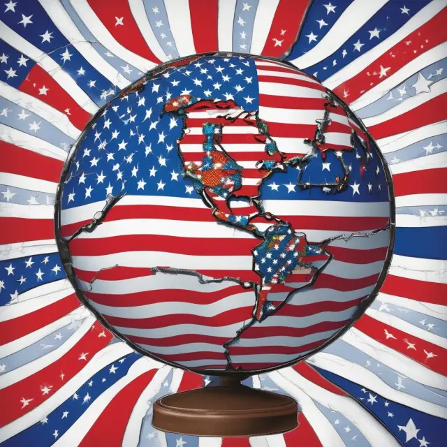 A globe with the American and foreign flags intertwined, symbolizing international investment and IRS jurisdiction