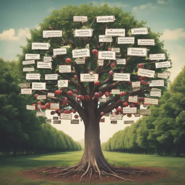 Tree symbolizes education tax credits AOTC and LLC, with income phaseouts as branches