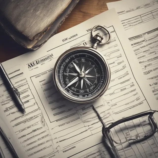 A compass pointing to IRS Publication 970, symbolizing guidance for students navigating tax code changes
