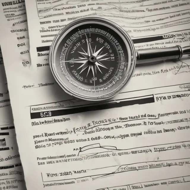 An IRS publication 972 book symbolizing tax guidance, with a compass representing eligibility checks and a scale for measuring Adjusted Gross Income to calculate Child Tax Credit