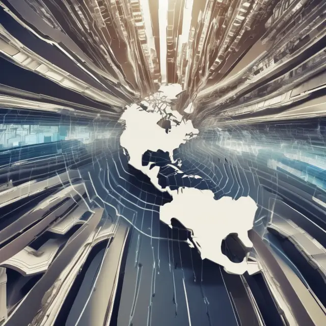 Two multinational banks connecting through ISDA Master Agreement branches, symbolizing the global reach and standardization of this important document in financial markets