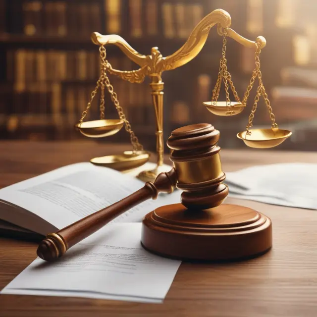 Golden gavel symbolizing ISDA Master Agreement streamlining processes and reducing risks for corporations in OTC derivatives market