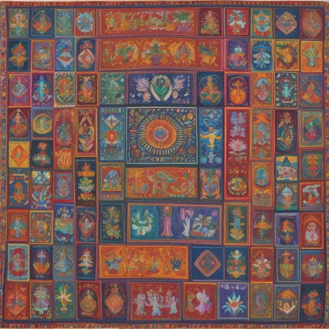 A multi-colored tapestry of collaborating institutions: banks, law firms, commodity companies, and exchanges. ISDA fosters a unified derivatives market.