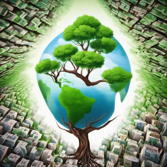 An iShares tree with deep roots stretching across global stock markets and branches reaching investors worldwide.