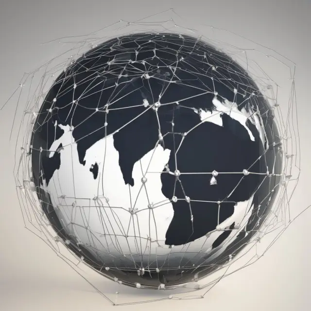 National Numbering Agencies (NNAs) weaving unique ISIN codes for securities on a globe