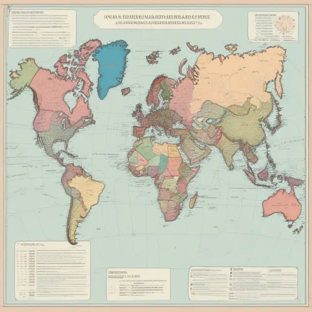 An intricate globe with ISIN codes as navigation routes, symbolizing the identification and facilitation of international securities transactions