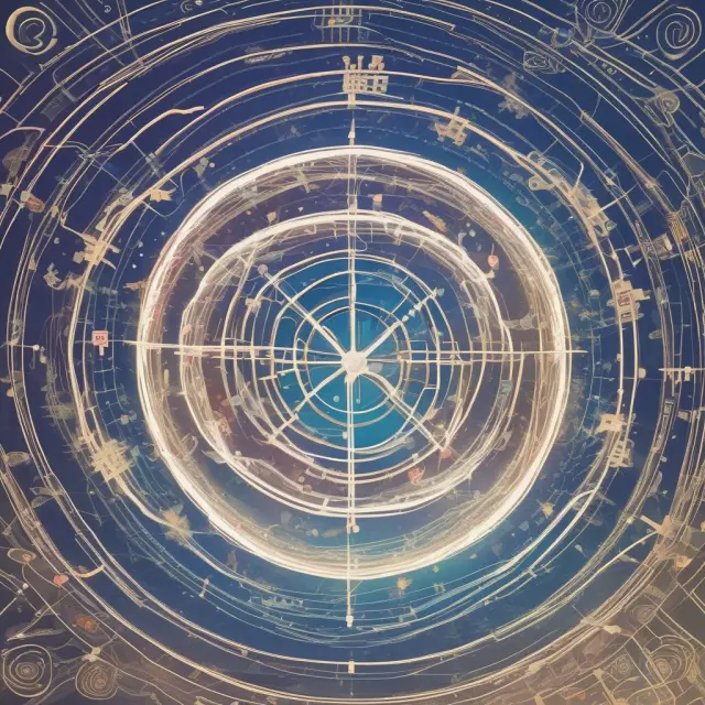 Crystal ball filled with ISIN symbols, symbolizing the role of ISINs in connecting and unifying the global financial market