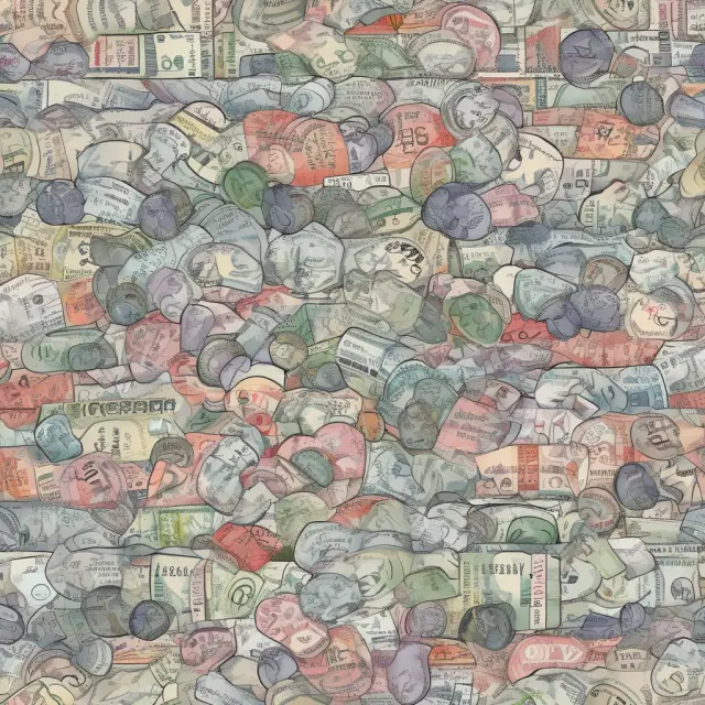 An intricate tapestry with ISO currency code flags representing major forex pairs: EUR/USD, GBP/USD, USD/JPY, USD/CHF, AUD, CAD, CNY, NZD, INR, BZR, SEK, ZAR, and HKD