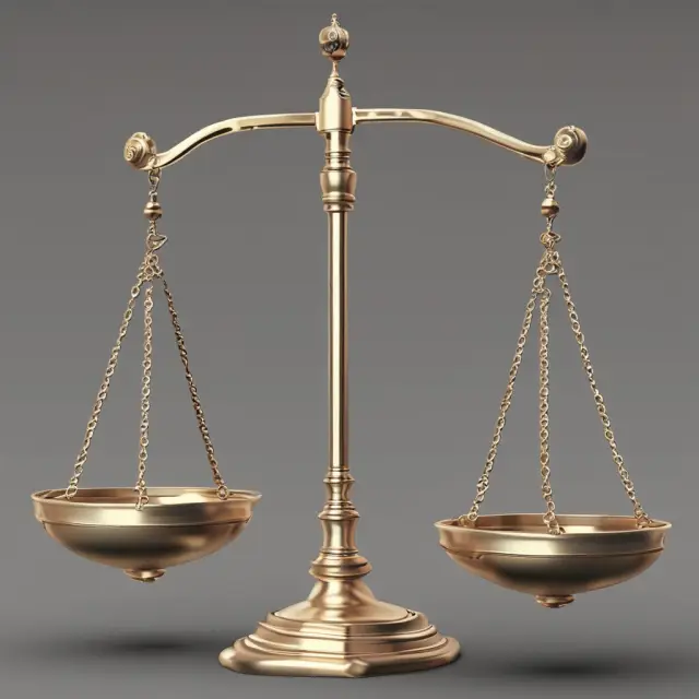 A balance scale with gold coins representing stock issuance and silver bars symbolizing bond issuance, highlighting the importance of a well-balanced capital structure in business financing.