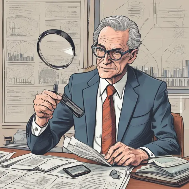 Institutional investor examining financial statements and governance structures for optimal investment returns
