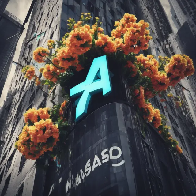 Nasdaq tickers adorned with J suffixes blooming among vibrant stock market garden, symbolizing shareholder voting power