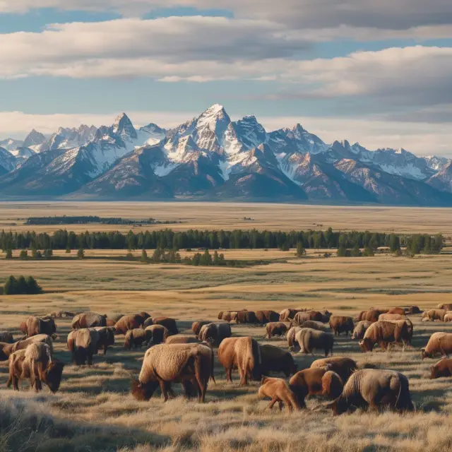 A colorful melting pot filled with diverse economic minds, research papers, and global currency symbols symbolizing the Jackson Hole Economic Symposium