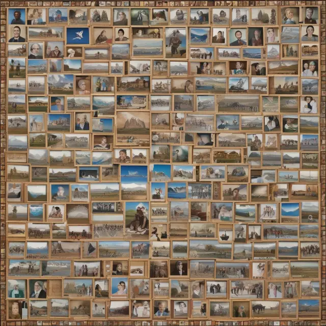 A mosaic image featuring past Jackson Hole Economic Symposiums, illustrating influential attendees shaping global economic discourse
