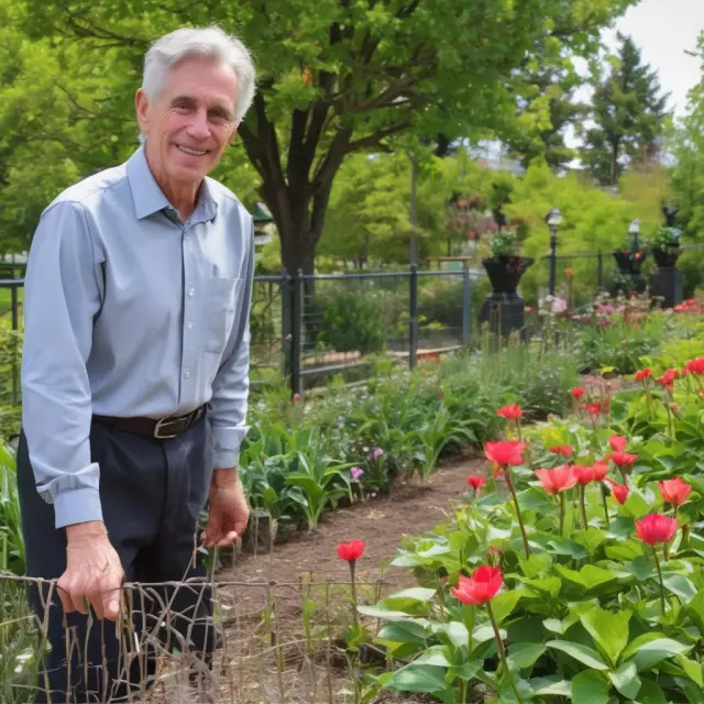 Image of a flourishing garden symbolizing the Tobin Project, with James Tobin
