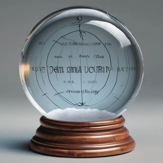 A crystal ball filled with institutional investors