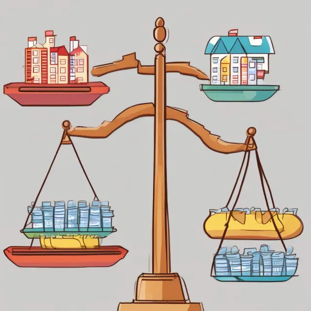 An image of credit rating scales balanced by the JCR logo, with various Japanese financial institutions represented as weights on each side.
