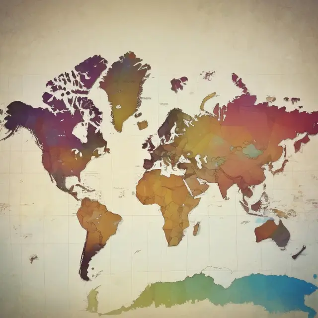 A rating agency star symbol connects countries on a world map, illustrating JCR