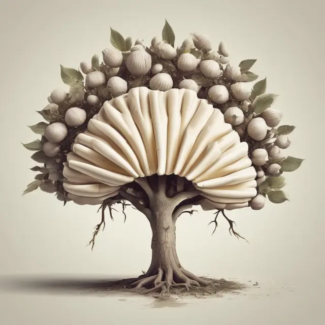 Shell corporation evolving into a flourishing tree as it absorbs an operational company during an acquisition