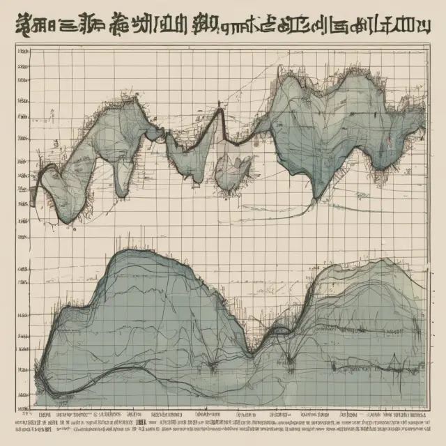 An ocean with currency currents influencing import volumes (waves) and export quantities (tides), symbolizing the impact of a devalued currency on trade balance according to the J Curve theory