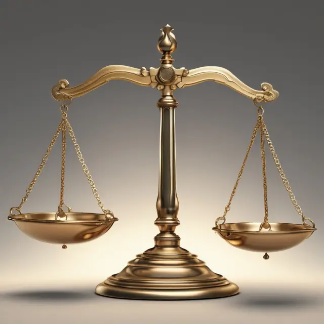 A golden sunbeam shining on a balance scale represents the competitive advantages of having a stronger currency in international business and investments