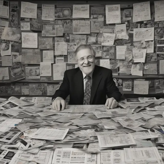 Jerry A. Hausman leading a team of researchers, symbolizing his collaborative efforts through the MIT Telecommunications Economics Research Program