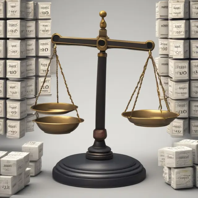 Balance scale comparing JIC inventory costs before and after implementing cost reduction strategies