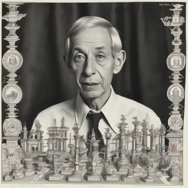 Nobel laureate John Nash in various stages of his career, from struggling with schizophrenia to mathematical milestones and triumphs