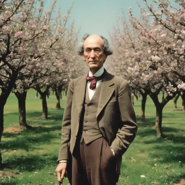 An orchard abundant with ripe fruits representing Mill