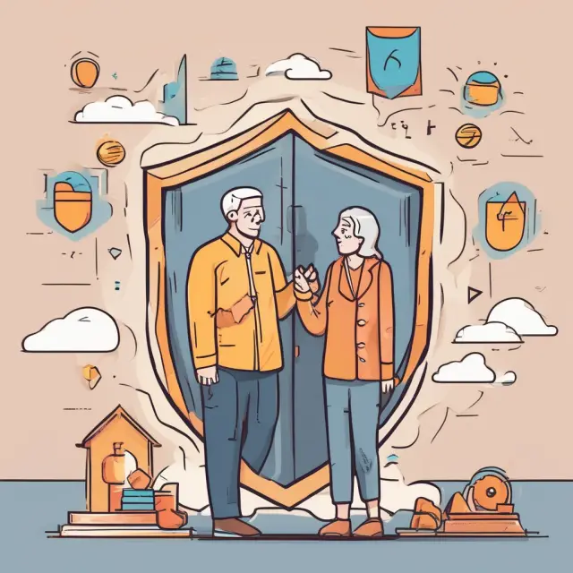 An employer sponsoring a joint and survivor annuity for a married couple, ensuring secure income throughout their retirements