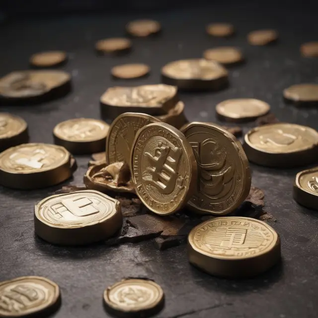Metaphorical image: United euro coins being melted and formed together on a shared anvil, illustrating European nations coming together to create a strong financial foundation through joint bonds.