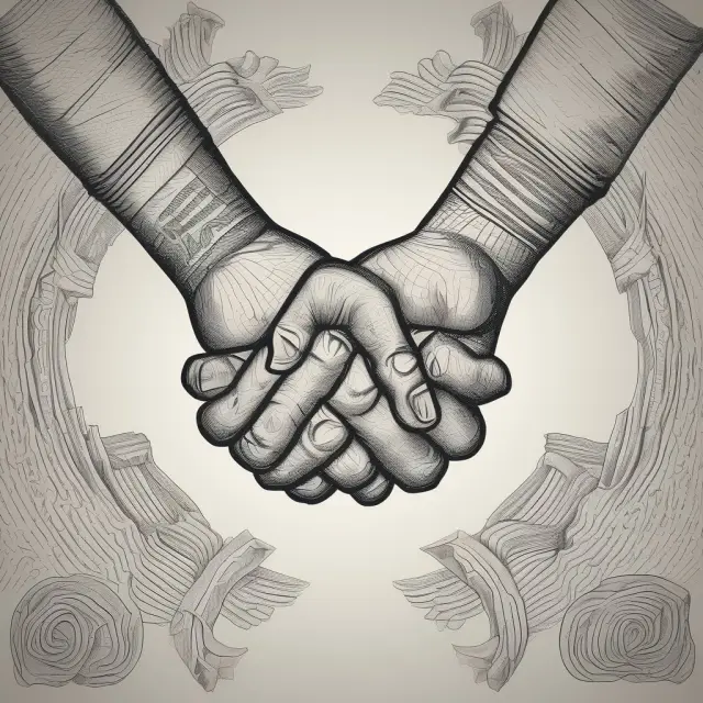 Two hands forming a dollar sign, representing the shared financial responsibilities of parties in jointly and severally agreements