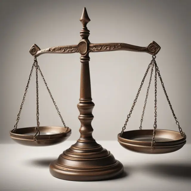 A pair of balanced scales signifying jurisdiction, with hourglasses depicting statutes of limitations