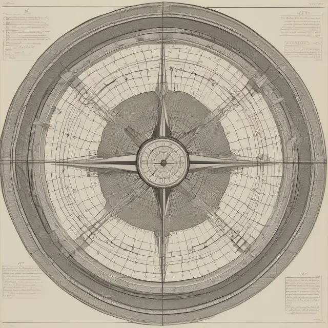 A compass with a sailboat on its base symbolizing the Jones Act. The compass needle points to 