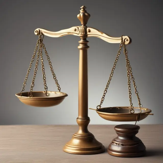 Two balanced scales represent JTWROS and probate, emphasizing their comparison in managing asset transfers.
