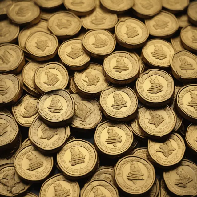 Golden coins representing Julian Robertson