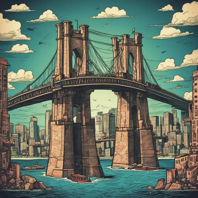 An image of a jumbo CD with a bridge motif, illustrating the role of this investment tool in connecting financial security and attractive returns for large corporations