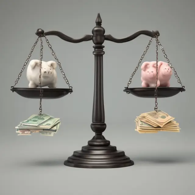Jumbo mortgage vs. Conventional mortgage comparison with differing interest rates