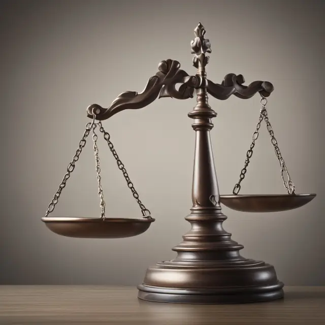 An intricate scale with progress symbolizing the Jobs Act and risks representing fraud and investor concerns, balanced precariously