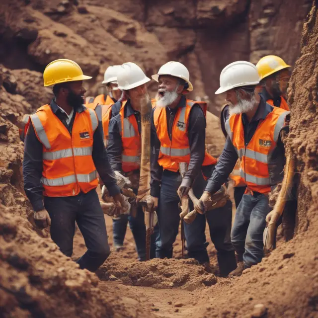 Junior mining companies flourishing, symbolizing growth and overcoming obstacles