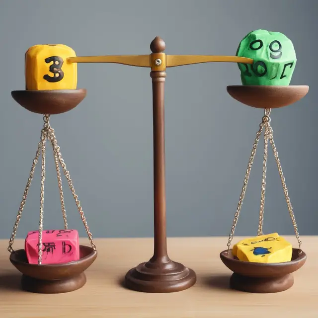 Two sides of a scale with junior MBS and traditional MBS depicting the balance between potential rewards and added risks for investors.
