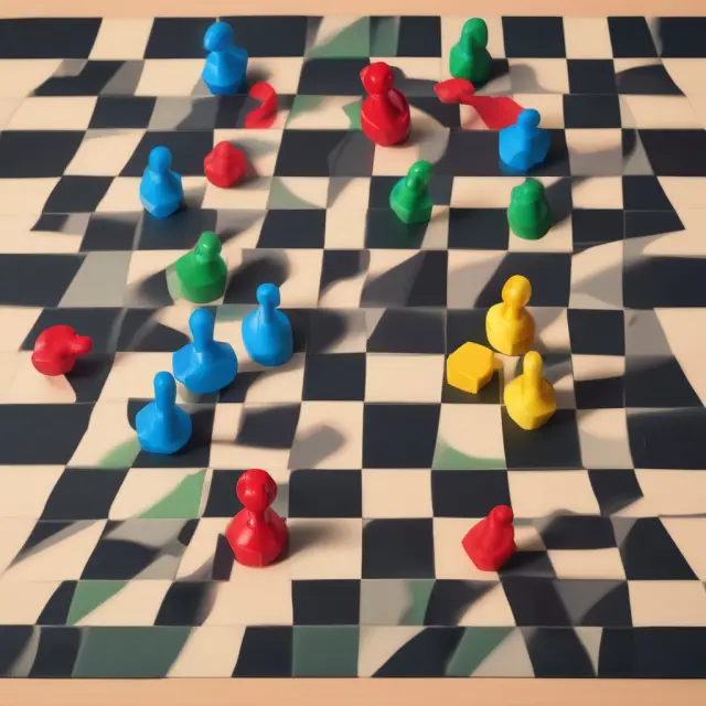 Game board depicting mortgage junk fees as pieces. Identify which fees are legitimate (white) and hidden (black).